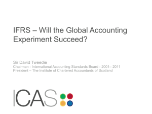 Will the Global Accounting Experiment Succeed?