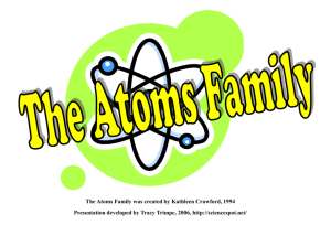 The Atoms Family - The Science Spot