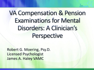 Title of Presentation - Court of Appeals for Veterans Claims Bar