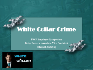 White Collar Crime Presentation