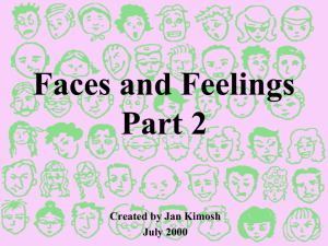 Faces and Feelings Part 2