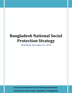 Bangladesh National Social Protection Strategy