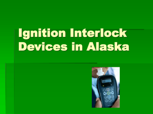 Ignition Interlock Devices - Alaska Department of Corrections