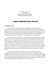child protection policy i.introduction