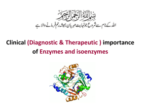 Iso Enzymes Lecture