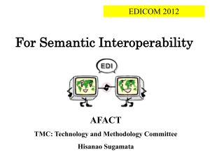 30th AFACT plenary EDICOM2012_Presentation_Sugamata