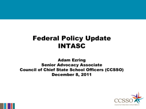 Federal Policy Update PowerPoint