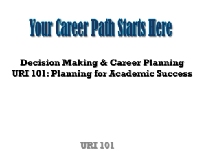 Career Planning and Decision Making