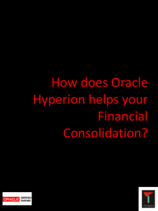 How does Oracle Hyperion helps you?