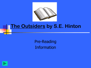 Outsiders Introduction & Chap 1 & 2 (1) Final TP