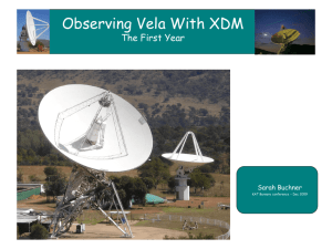 Observing Vela With XDM