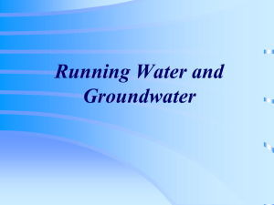Running water