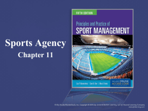 Chapter 11 - Sports Agency