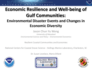 Economic Resilience and Well-being of Gulf Communities
