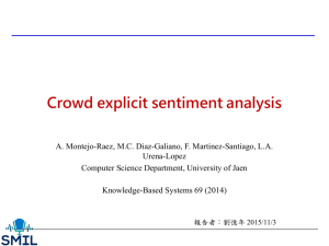 Crowd explicit sentiment analysis (1/4)