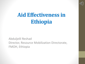 Ethiopia - International Health Partnership
