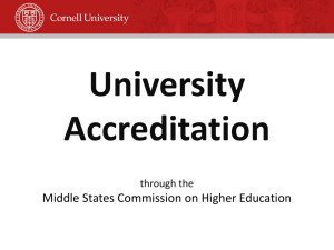 What is the accreditation process?