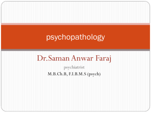 1._Psychopathology - Shanyar's Lecture Explorer