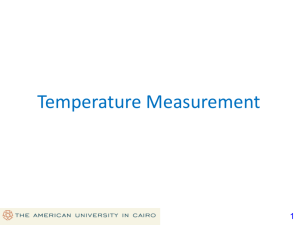 resistance thermometers