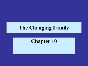 The Changing Family - Napa Valley College