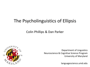 phillipsparker2011 - Department of Linguistics