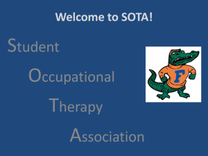 SOTA! - Student Occupational Therapy Association