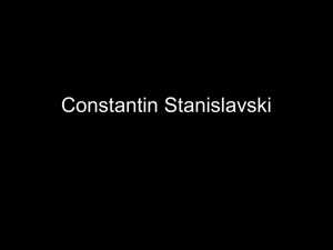 Stanislavski - miss mockler