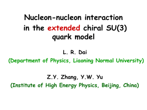 Nucleon-nucleon interaction in the extended chiral SU(3) quark model