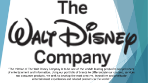 Business marketing powerpoint - Disney