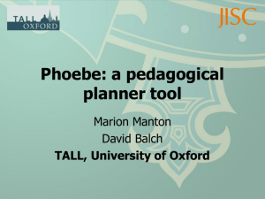 - Phoebe - University of Oxford