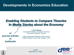 Enabling Students to Compare Theories in Media Stories about the