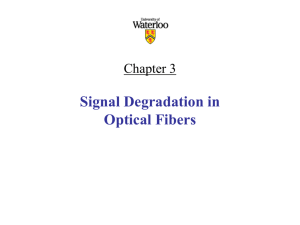 Chapter 3 Signal Degradation in Optical Fibers