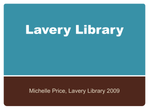 Introduction to Lavery Library