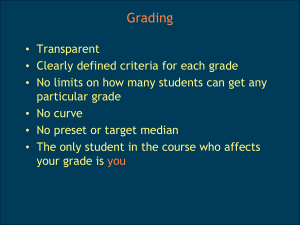PowerPoint about grading