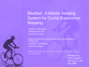 BikeNet: A Mobile Sensing System for Cyclist Experience Mapping