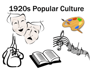 Education and Popular Culture - Robbinsville Public School District