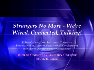 Strangers No More - Butler Community College