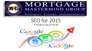SEO for 2015 - Mortgage Mastermind Group