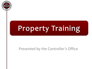 Property Training Course (BTPT01) Presentation