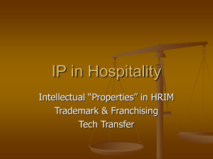 IP in Hospitality