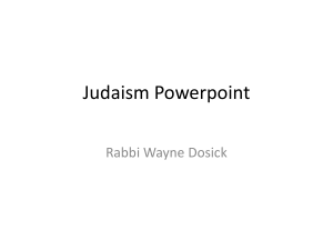 Judaism Powerpoint - Coyne