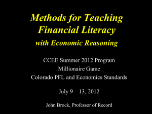 to view - Colorado Council for Economic Education