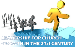 Leadership for church growth in the 21st century