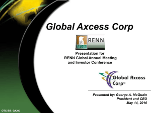 Global Axcess Corporation