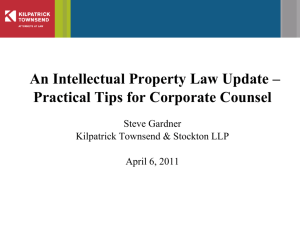 An Intellectual Property Law Update