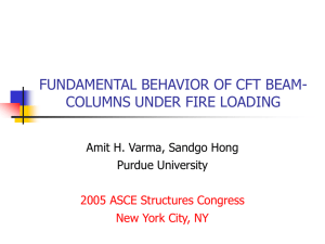 fundamental behavior of cft beam