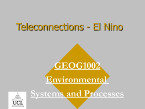 Teleconnections