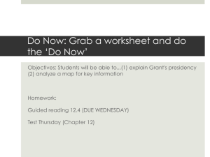 Do Now: Grab a worksheet and do the *Do Now*