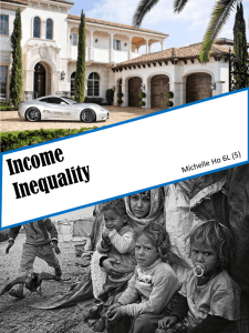 Income Inequality by Michelle Ho (6L)