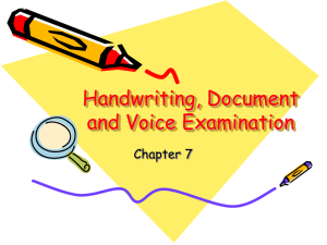 Document and Voice Examination
